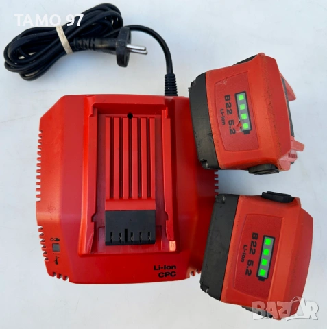 Hilti SF 8M-A22 - Мощен четерискоростен винтоверт 2x22V 5.2Ah, снимка 9 - Винтоверти - 53126516