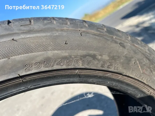 4броя летни гуми bridgestone potenza , снимка 6 - Гуми и джанти - 46915032