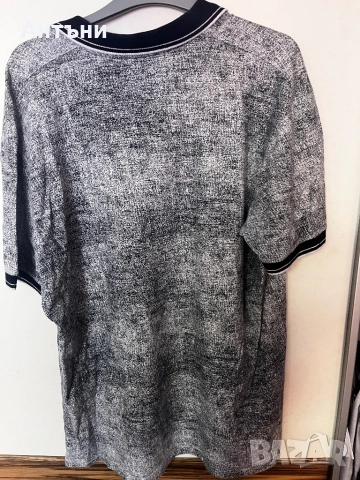 Сиво поло с къс ръкав, снимка 2 - Тениски - 52870508