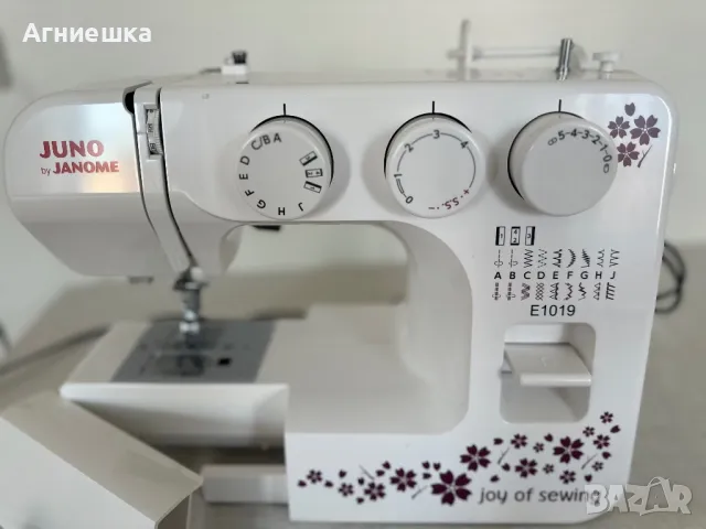 Шевна машина Juno by Janome E1019, снимка 11 - Шевни машини - 47003385