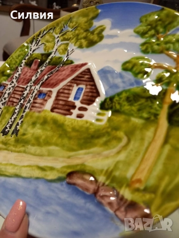 Декоративна чиния , снимка 2 - Декорация за дома - 52907999