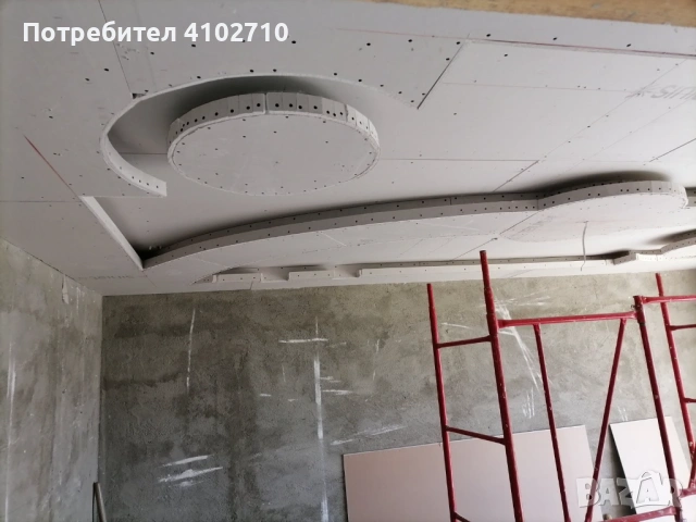  Монтаж на гипсокартон 