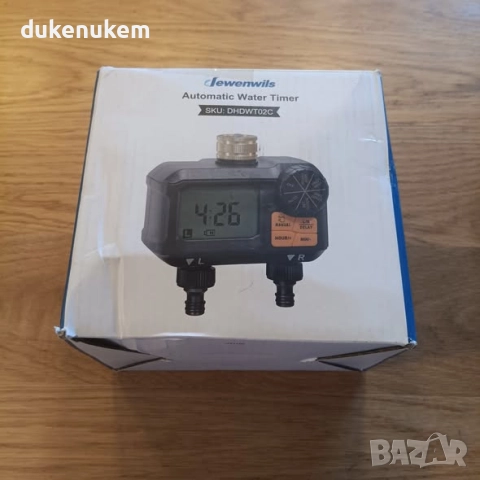 Програматор, таймер за напояване, 2 изхода, автоматично и ръчно поливане, снимка 12 - Напояване - 52535415