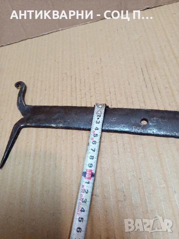 Соц Старо Ръчно Ковано Градинско Стъргало. НОМЕР 719., снимка 9 - Антикварни и старинни предмети - 53513580
