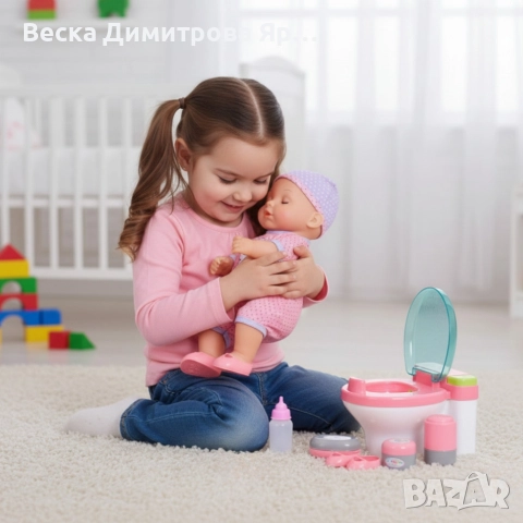 Пишкащо бебе с пееща тоалетна Tutu Love – Забава и урок за малките, снимка 3 - Кукли - 52900610