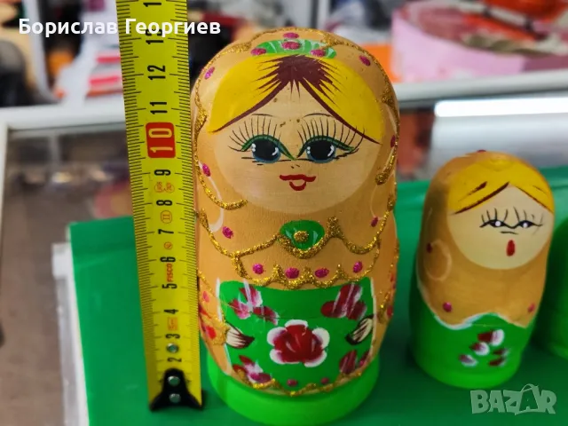 Матрьошка пет части, снимка 4 - Антикварни и старинни предмети - 49741023