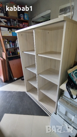 Шкаф без врати - етажерка с 6 рафта 90/46/150 избелен дъб, снимка 2 - Шкафове и рафтове - 53284370