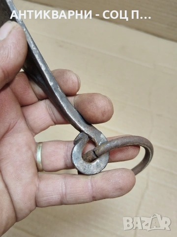 Соц Стара Ръчно Кована Огрибка. НОМЕР 1570., снимка 5 - Антикварни и старинни предмети - 53940160