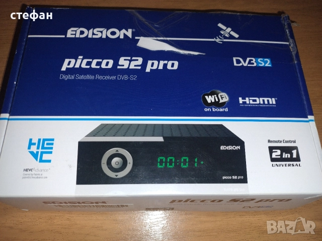 сателитен приемник hd edison picco s2 , снимка 4 - Приемници и антени - 52859936