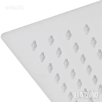 vidaXL Душ пити от неръждаема стомана, 2 бр, 20x30 cм(SKU:275944), снимка 4 - Други - 49226195