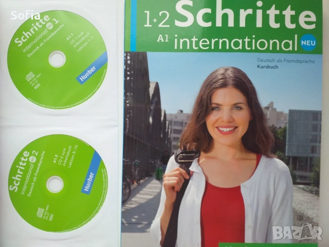 нови и неизползвани учебник и учебна тетрадка немски език+два диска изгодна цена, снимка 2 - Чуждоезиково обучение, речници - 54133825