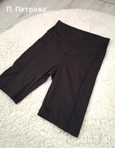 дамски черен къс клин с висока талия LC Waikiki