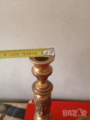 Комплект свещници стил Ампир, снимка 3 - Други ценни предмети - 54170699