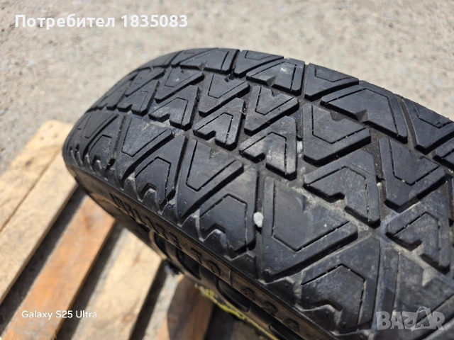 Резервна гума/патерица 17ка 5х112 Mercedes, снимка 3 - Гуми и джанти - 54248527