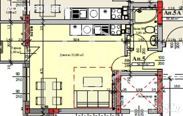  Едностаен апартамент в новостроящ се затворен жилищен комплекс  в кв. "Картала", гр. Велико Търново, снимка 3 - Апартаменти - 51060366