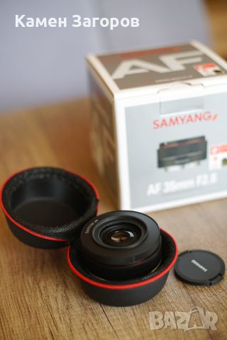 Продавам обектив Samyang AF 35mm f/2.8 FE for Sony E, снимка 3 - Обективи и филтри - 45817842
