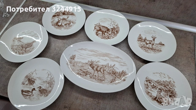 Ловен сервиз за хранене Bavaria , снимка 2 - Сервизи - 54235686