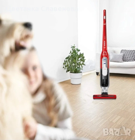 Безкабелна прахосмукачка Bosch Athlet BCH6ZOO, 25.2 V, Li-Ion, Сензор Bagless Technology,60 мин, снимка 6 - Прахосмукачки - 53175409