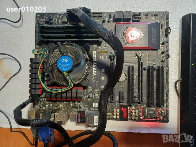 Геймърско дъно MSI с i7- 4790 процесор и 16GB памет, снимка 3 - Геймърски - 47717177