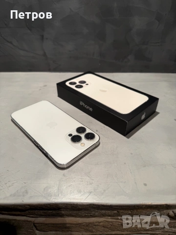 100% battery! КАТО НОВ Iphone 13 Pro 256 GB White , снимка 2 - Apple iPhone - 53866407
