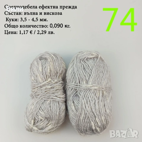 Евтини прежди в малки количества - нови и остатъци, снимка 3 - Други стоки за дома - 43142666