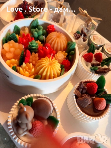 Свещи за подарък ръчна изработка сувенир , снимка 7 - Декорация за дома - 53614231