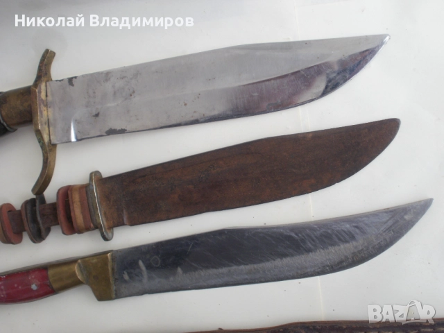 Стари Костенец ловен, Габровски ножове нож български и немски Solingen , снимка 9 - Ножове - 52902349