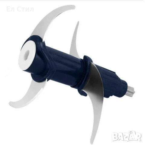 Професионален кухненски чопър – бързо и мощно рязане с 4 ножа от неръждаема стомана, снимка 4 - Чопъри и пасатори - 53575093