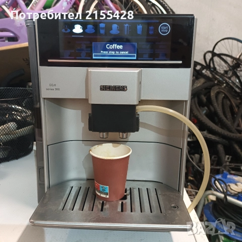 Кафеавтомат Simens EQ 6 series 300, снимка 2 - Кафемашини - 52723999