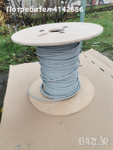 Кабел за компютърни мрежи S/FTP 4x2xAWG23 Cat. 7 сив, снимка 6 - Кабели и адаптери - 52466100