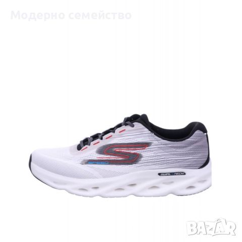 Мъжки маратонки skechers go run swirl tech speed rapid motion shoes white grey, снимка 1 - Маратонки - 46639366