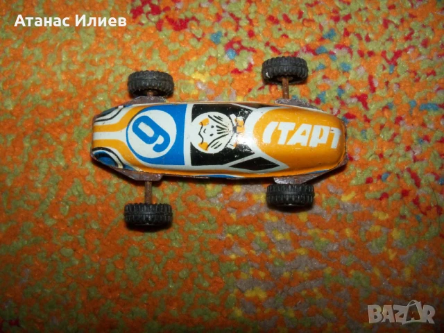 Малка ламаринена количка Старт №6 , соц играчка, снимка 3 - Коли, камиони, мотори, писти - 51131242