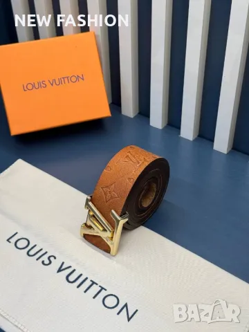 Унисекс Модел Колани - Естествена Кожа ✨ Louis Vuitton , снимка 4 - Колани - 49550991