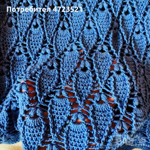 Уникална ръчно плетена блуза от кроше , снимка 2 - Блузи с дълъг ръкав и пуловери - 53692395