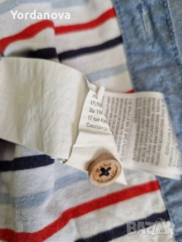 Тънко дънково яке за бебе - Sergent Major, снимка 4 - Бебешки якета и елеци - 51878858