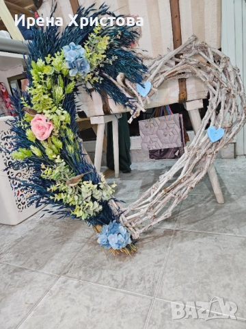 Венец - сърце. Декорация за дома. Наличен! 