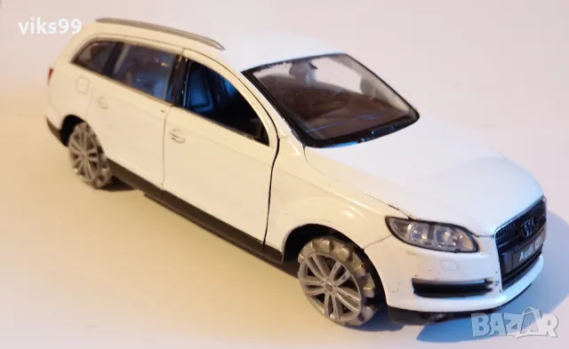 Метална количка AUDI Q7 SUV Welly 22481 - Мащаб 1:24, снимка 6 - Колекции - 49466174