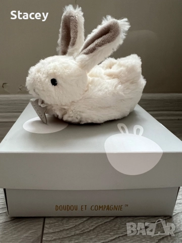 Комплект обувки с дрънкалки зайче 0-6 месеца