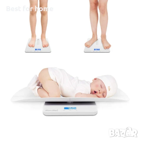 Везна за новородени с функция задържане