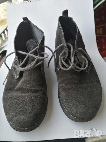 боти 37 сиви велур, добре запазени