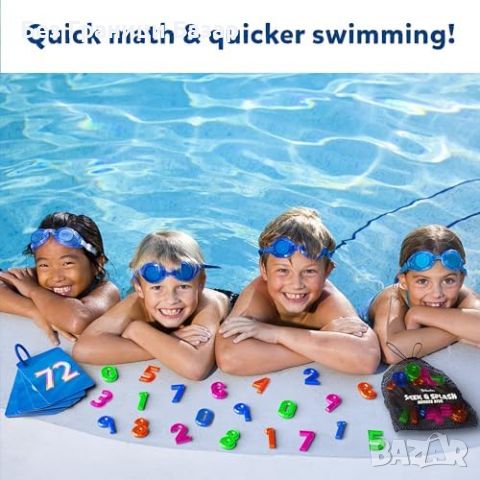 Нова Математическа игра Seek & Splash - Гмуркане и забавление за деца, снимка 6 - Образователни игри - 45885711
