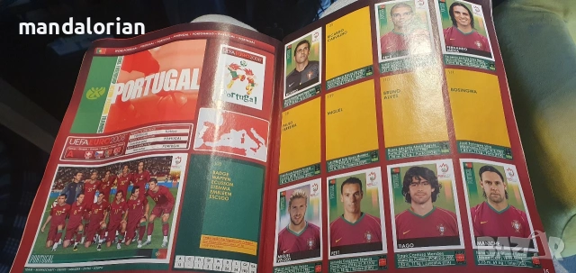 Panini за Европейското първенство по футбол 2008 в Австрия и Швейцария. 275бр стикери в албума, снимка 2 - Колекции - 53673839