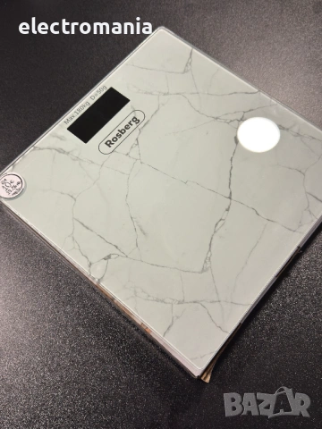 дигитален кантар за телесно тегло Rosberg R51650G, снимка 3 - Друга електроника - 53903868