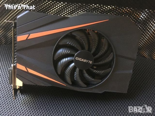 Видеокарта GIGABYTE GeForce GTX 1060 Mini ITX OC 3G GV-N1060IXOC-3GD, 3GB, GDDR5, снимка 1 - Видеокарти - 45112953