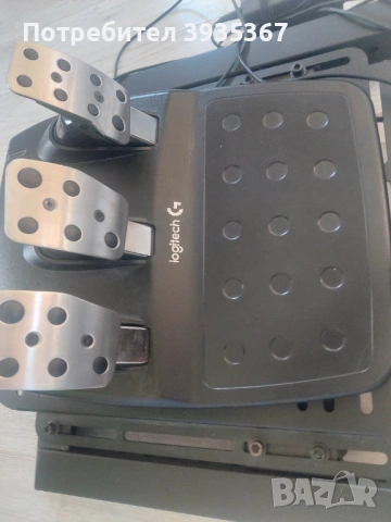 Волан с педали Logitech G29, за РС и PS4/PS5 + допълнително стойка за модела, снимка 2 - Аксесоари - 54246251