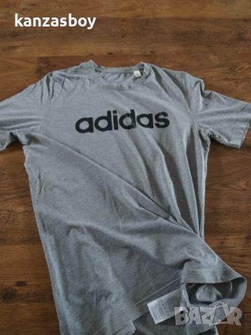 Adidas Essentials Linear Tee  - страхотна мъжка тениска Л, снимка 6 - Тениски - 45830018