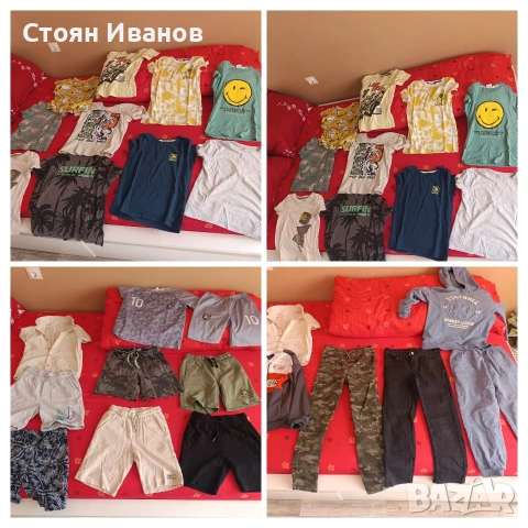 Продавам детски дрехи за момче на 8-9 г размер 134