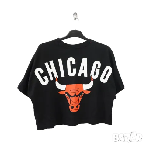 NBA Chicago Bulls оригинална дамска кроп топ тениска - L, снимка 2 - Тениски - 47119393