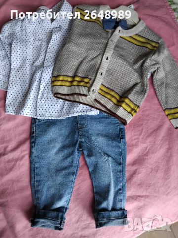 Бебешки дрешки 6-9 месеца, снимка 5 - Комплекти за бебе - 45414434