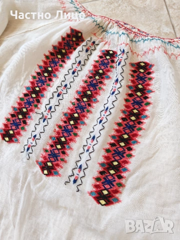 Оригинална Хърцойска Дамска Блуза Риза за Народна Носия 1930те г, снимка 3 - Антикварни и старинни предмети - 51633421